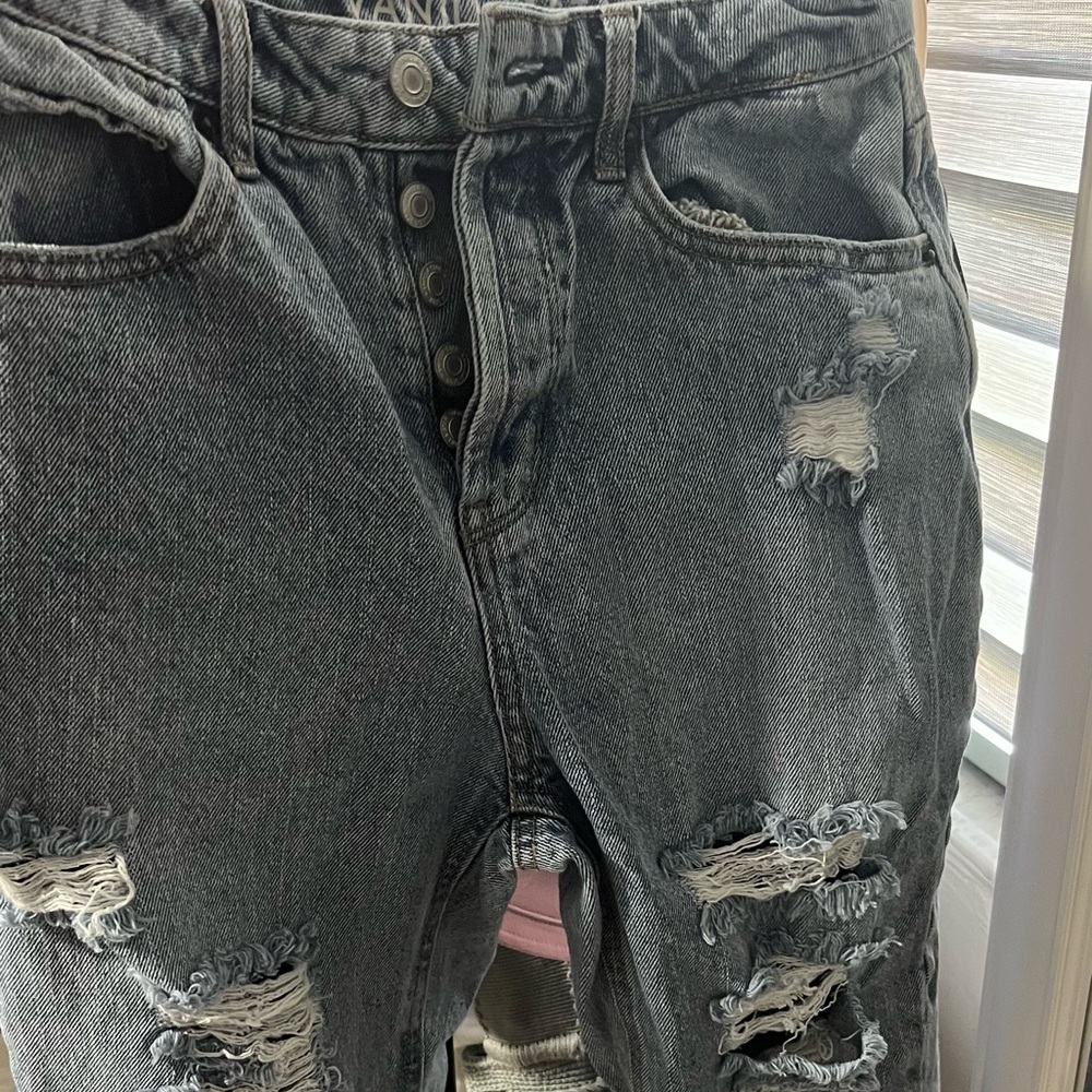 Ripped boyfriend jeans